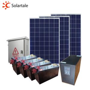 8KWオフグリッド太陽光発電システム 